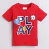 BUMZEE Green & Red Boys Half Sleeves T-Shirts Pack Of 2