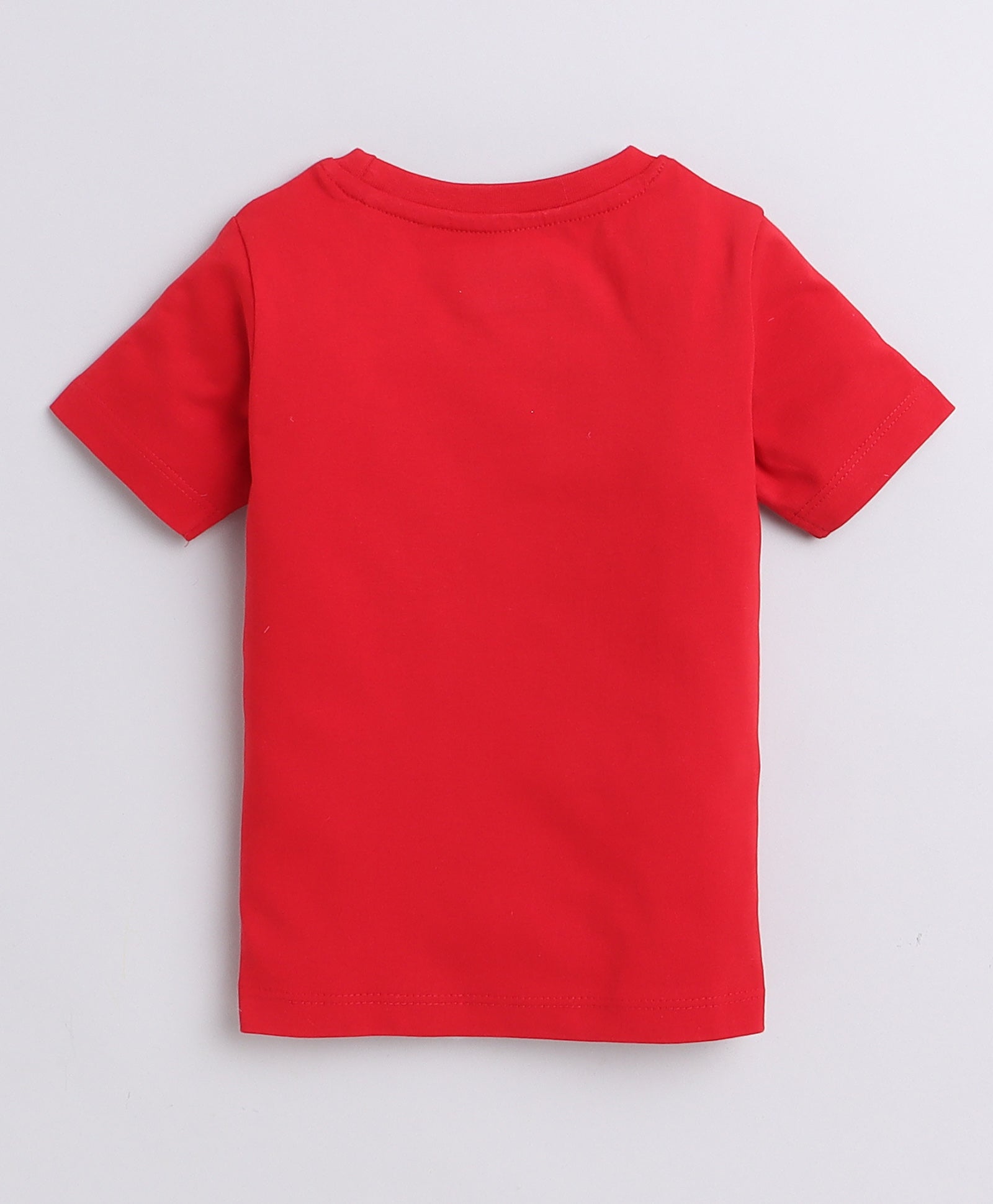 BUMZEE Green & Red Boys Half Sleeves T-Shirts Pack Of 2