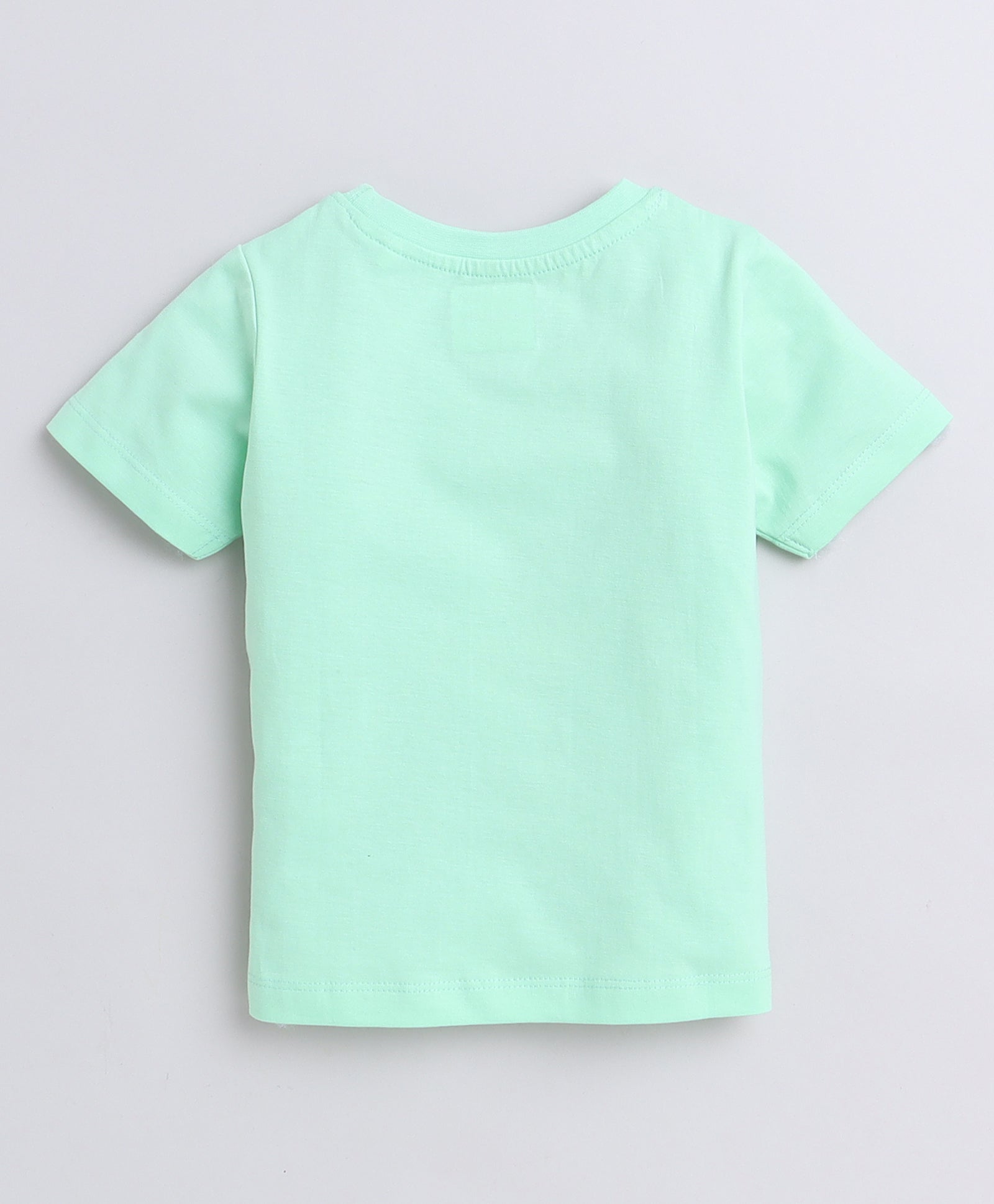 BUMZEE Green & Navy Boys Half Sleeves T-Shirts Pack Of 2