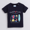 BUMZEE Green & Navy Boys Half Sleeves T-Shirts Pack Of 2