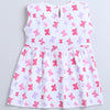 White Girls Sleeveless Frock