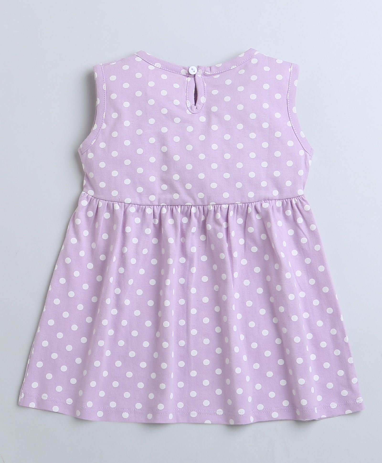 Lavender Girls Sleeveless Frock
