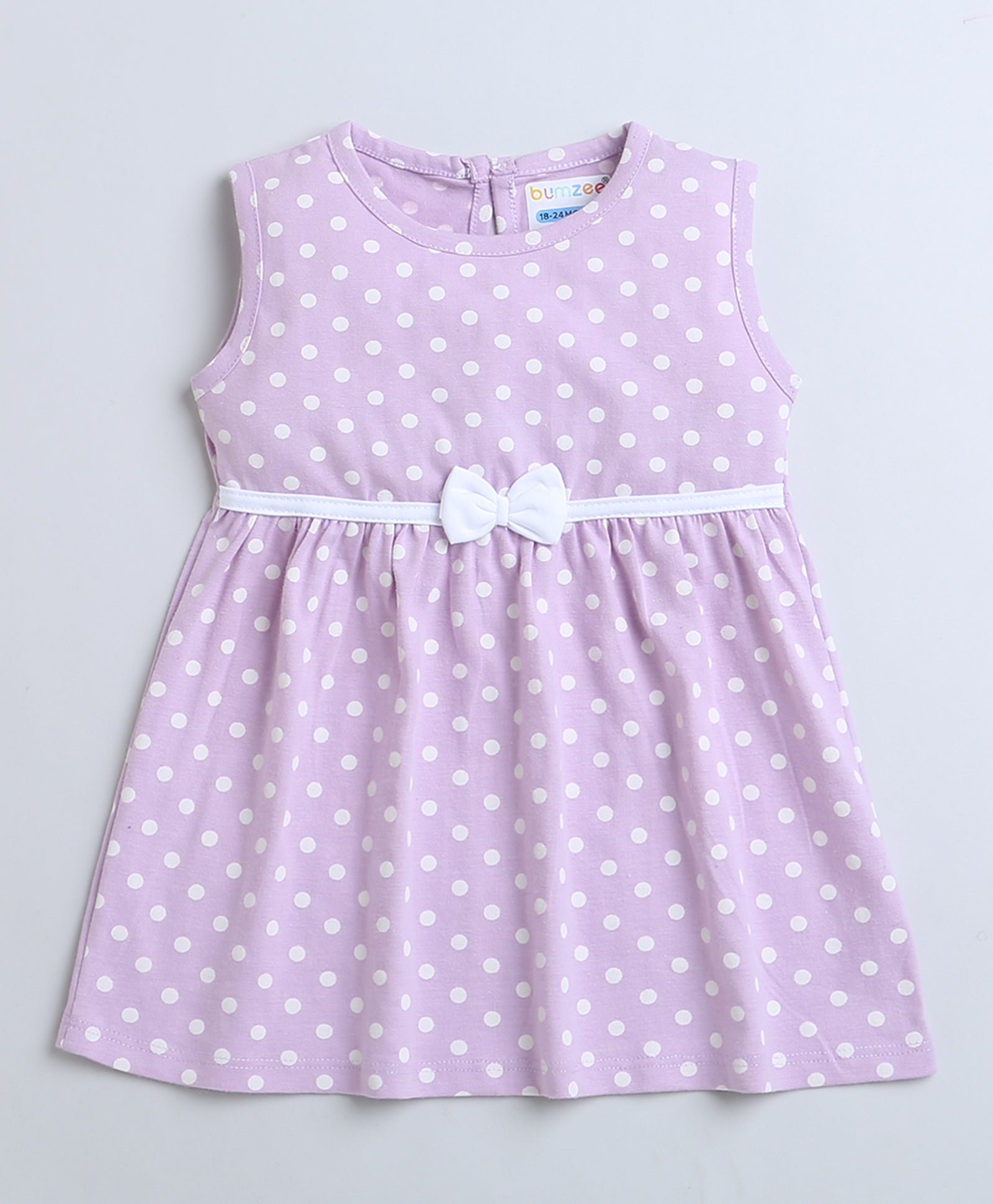 Lavender Girls Sleeveless Frock