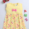 Yellow Girls Sleeveless Frock