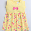 Yellow Girls Sleeveless Frock