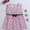 Pink Girls Sleeveless Frock