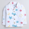 Boys 100% Cotton NA Nightsuit - White