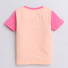 BUMZEE Powder Blue & Peach Girls Half Sleeves T-Shirts Pack Of 2