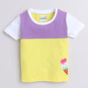 BUMZEE Mint & Yellow Girls Half Sleeves T-Shirts Pack Of 2