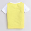 BUMZEE Mint & Yellow Girls Half Sleeves T-Shirts Pack Of 2