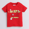 BUMZEE Blue & Red Boys Half Sleeves T-Shirts Pack Of 2