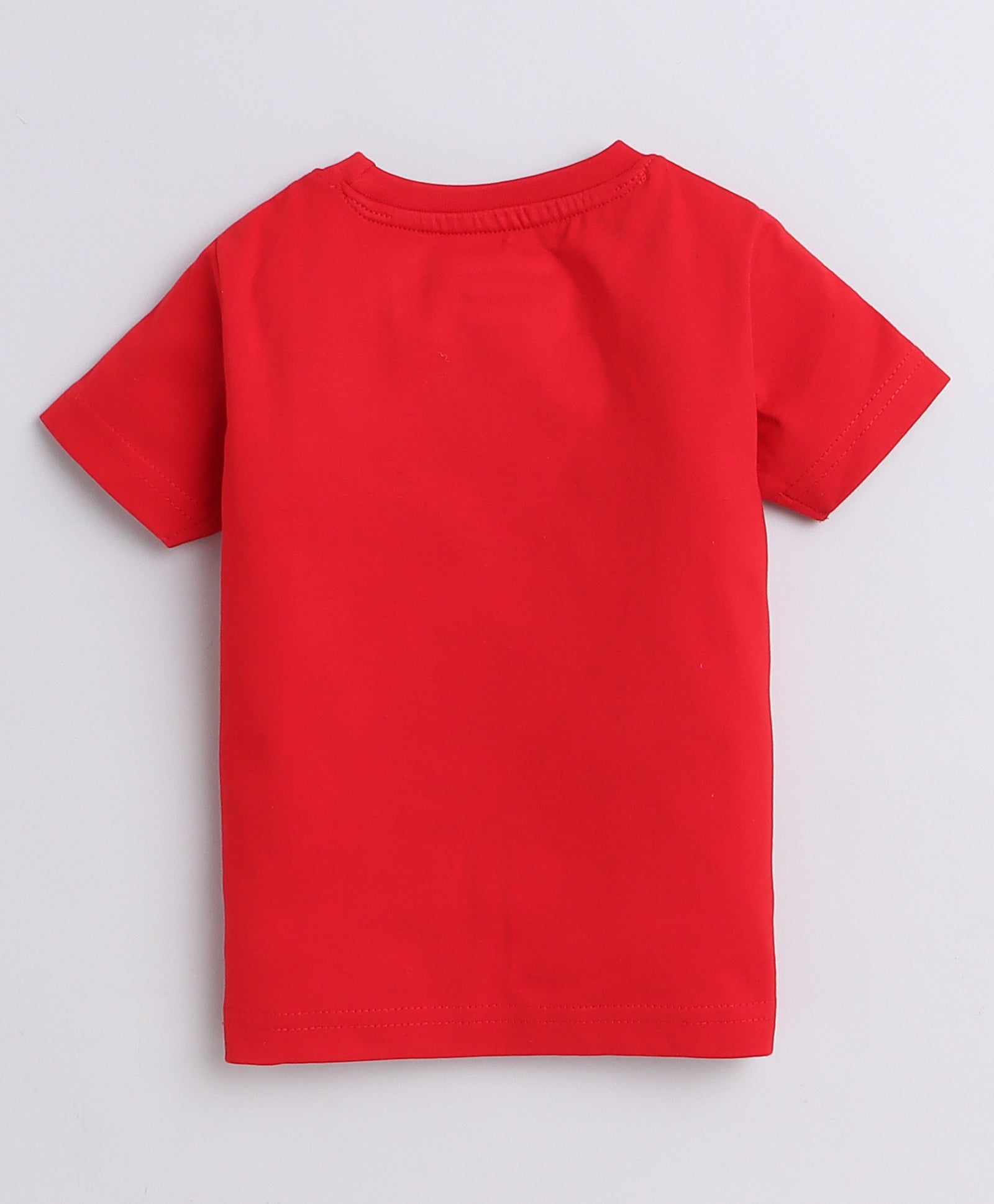 BUMZEE Blue & Red Boys Half Sleeves T-Shirts Pack Of 2