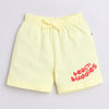 BUMZEE Mint & Yellow Boys Shorts Pack Of 2
