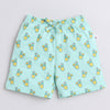 BUMZEE Mint & Yellow Boys Shorts Pack Of 2