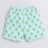 BUMZEE Mint & Yellow Boys Shorts Pack Of 2