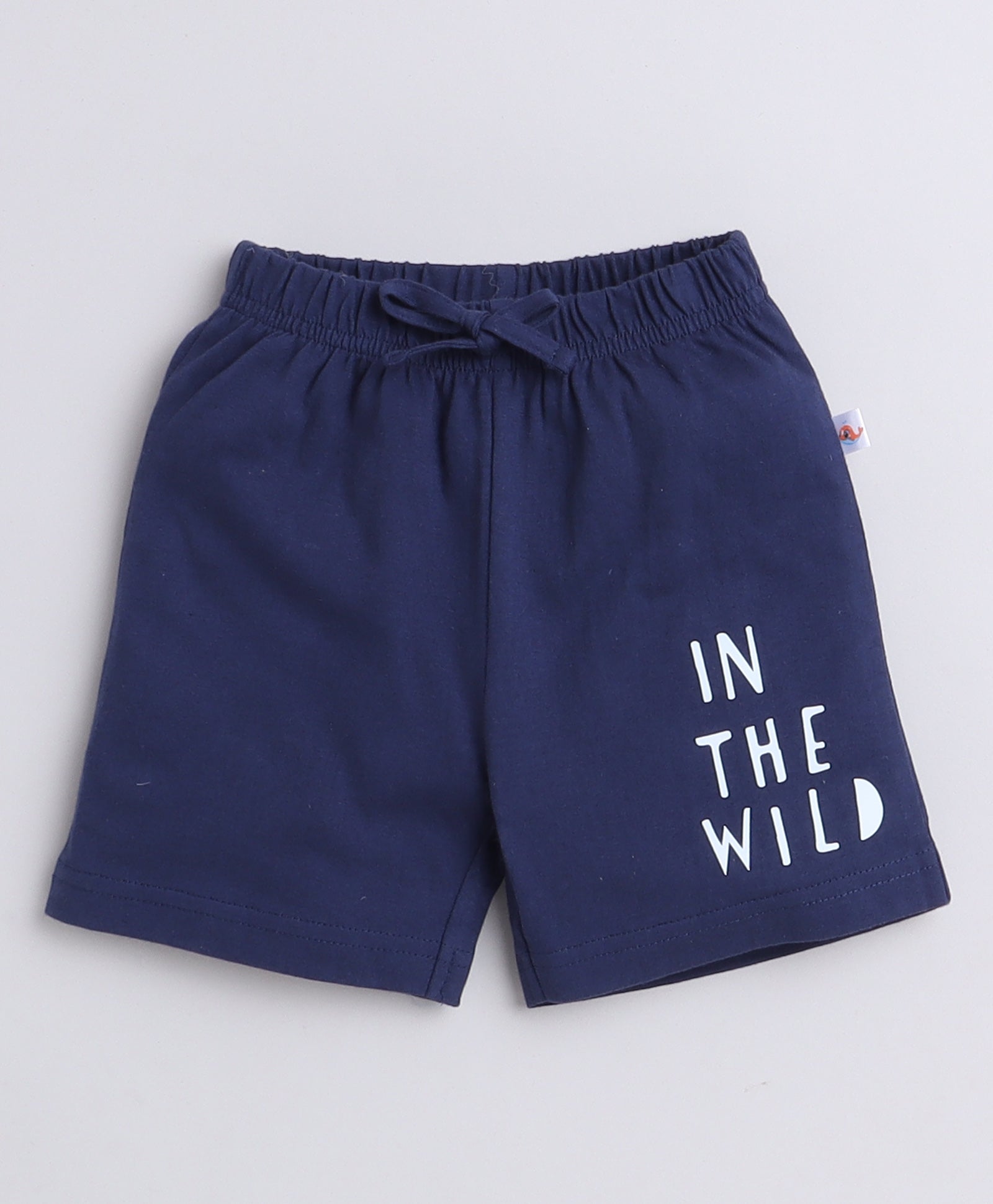 BUMZEE Navy & Coral Boys Shorts Pack Of 2