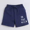 BUMZEE Navy & Coral Boys Shorts Pack Of 2