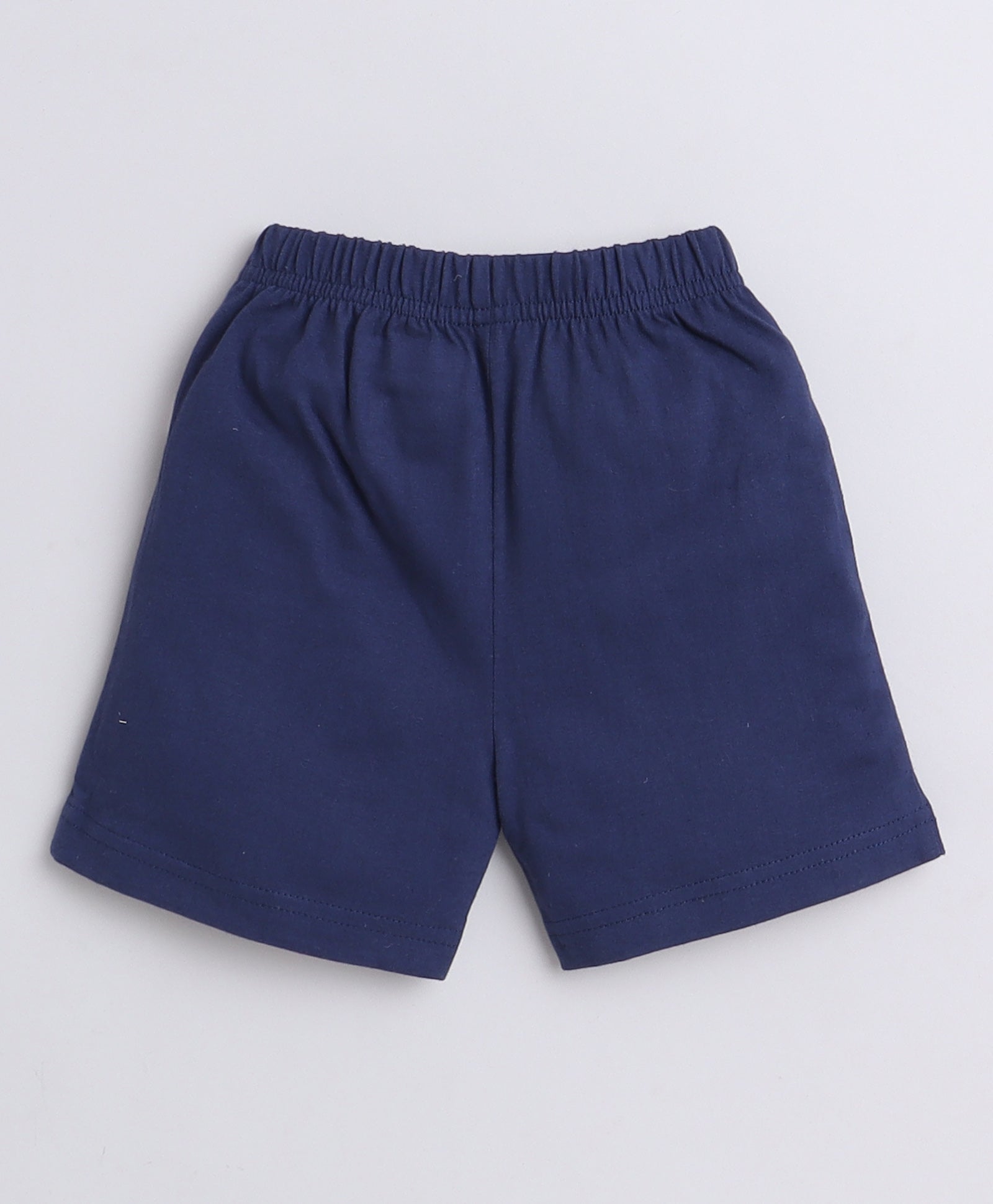 BUMZEE Navy & Coral Boys Shorts Pack Of 2