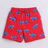 BUMZEE Blue & Red Boys Shorts Pack Of 2
