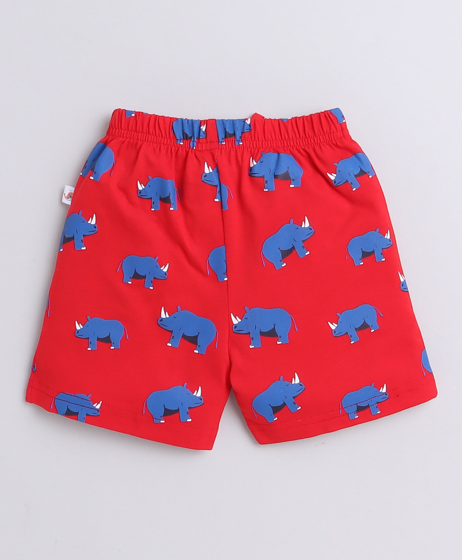 BUMZEE Blue & Red Boys Shorts Pack Of 2