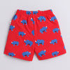 BUMZEE Blue & Red Boys Shorts Pack Of 2