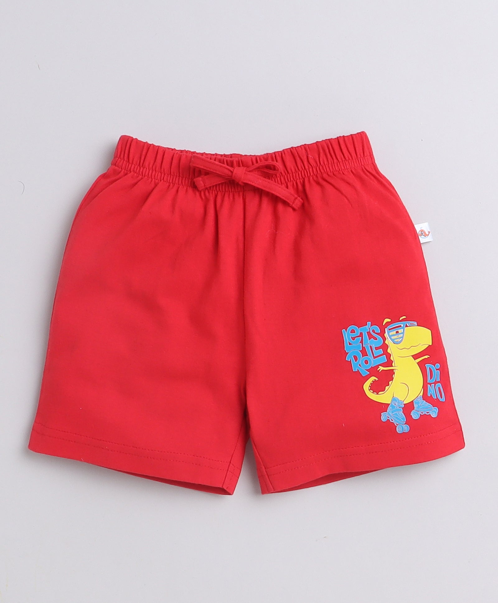 BUMZEE Navy & Red Boys Shorts Pack Of 2