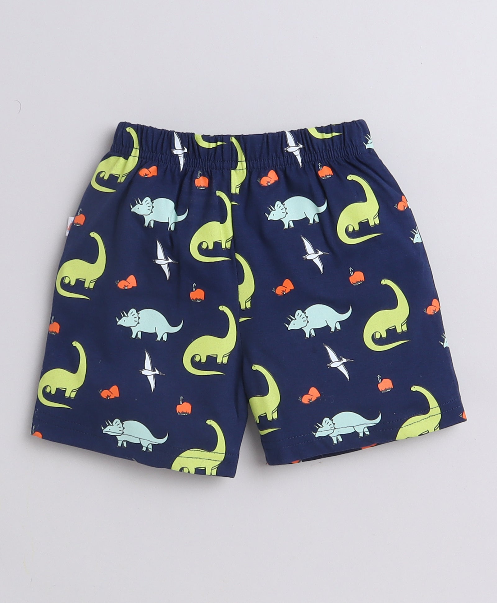 BUMZEE Navy & Red Boys Shorts Pack Of 2