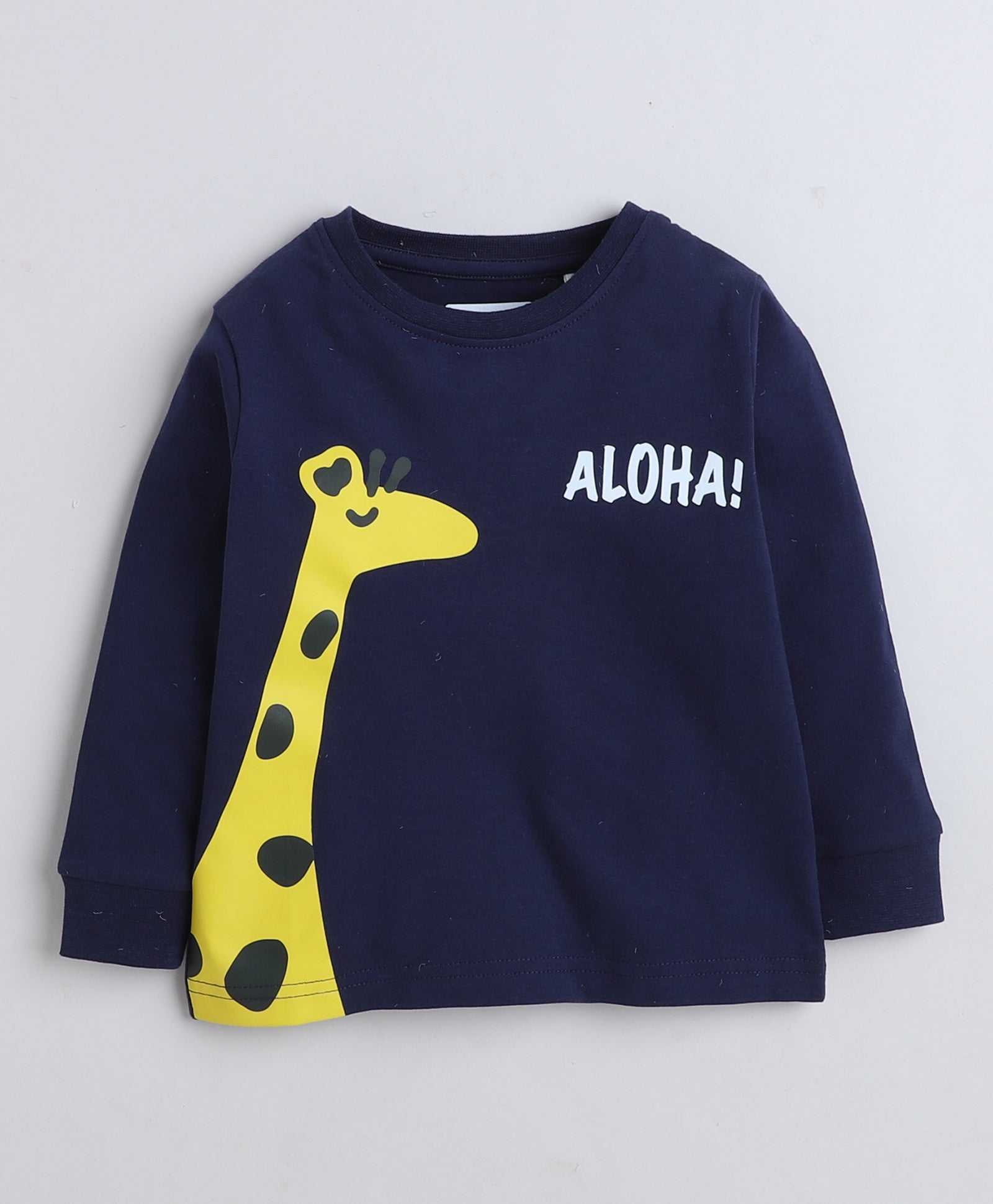 Boys 100% Cotton NA T-Shirt & Pyjama Set - Navy