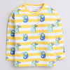 Boys 100% Cotton NA T-Shirt & Pyjama Set - Yellow