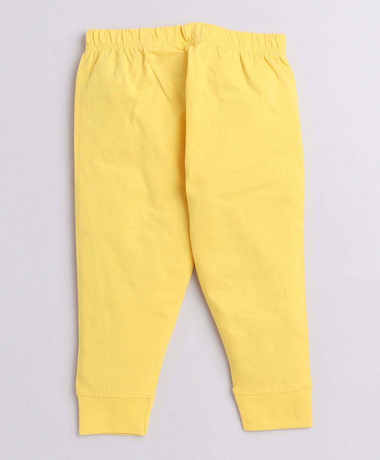 Boys 100% Cotton NA T-Shirt & Pyjama Set - Yellow