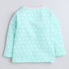 Girls 100% Cotton NA T-Shirt & Pyjama Set - Mint Green
