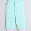 Girls 100% Cotton NA T-Shirt & Pyjama Set - Mint Green