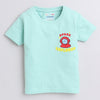Boys 100% Cotton NA T-Shirt & Pyjama Set - Mint & Yellow