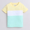 Boys 100% Cotton NA T-Shirt & Pyjama Set - Mint & Yellow
