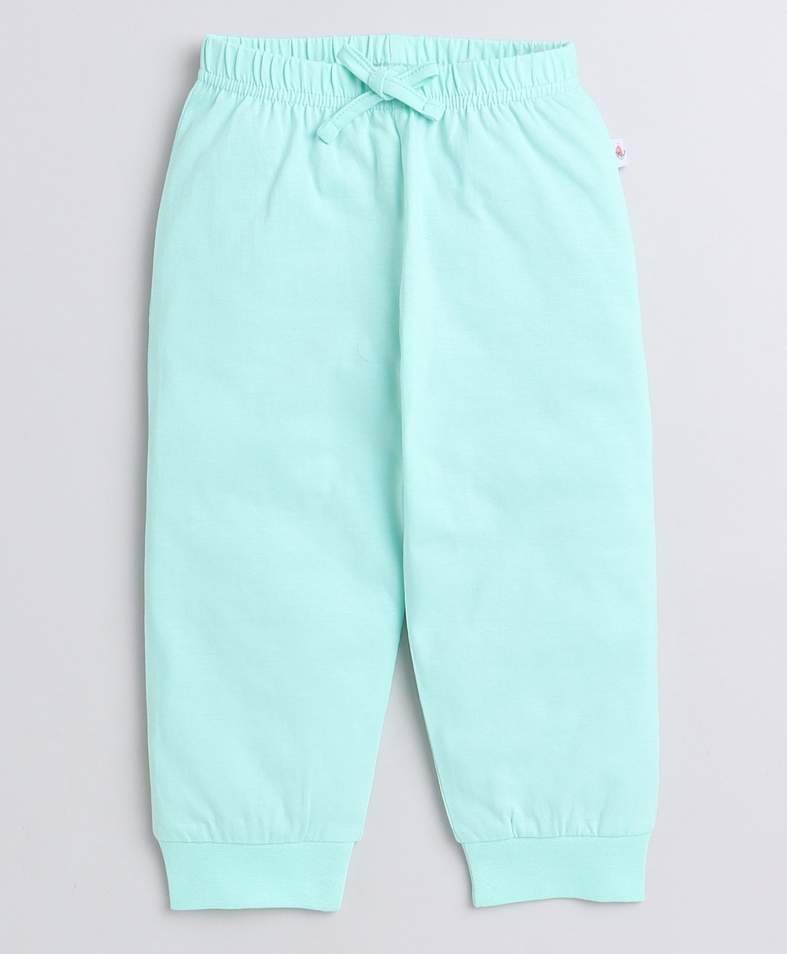 Boys 100% Cotton NA T-Shirt & Pyjama Set - Mint & Yellow