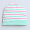 Girls 100% Cotton NA Cap - Mint Green & Peach