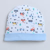Boys 100% Cotton NA Cap - Sky Blue & White