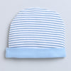 Boys 100% Cotton NA Cap - Sky Blue & White