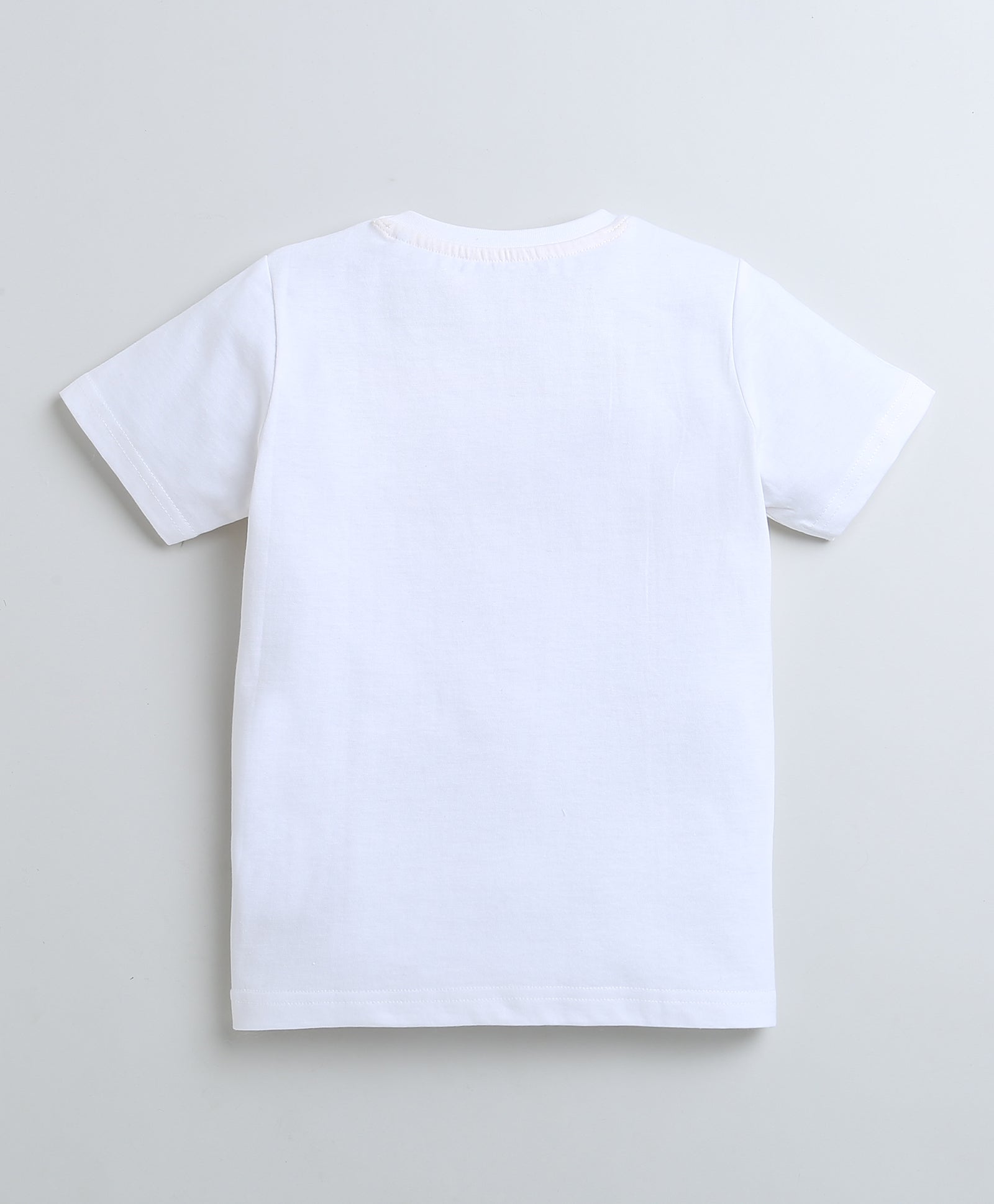 BUMZEE White & Yellow Boys Half Sleeves T-Shirt & Short Set