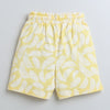 BUMZEE White & Yellow Boys Half Sleeves T-Shirt & Short Set