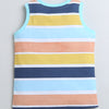 BUMZEE Blue Boys Sleeveless T-Shirt