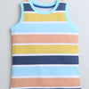 BUMZEE Blue Boys Sleeveless T-Shirt