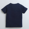 BUMZEE Navy Boys Half Sleeves T-Shirt