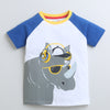 BUMZEE White Boys Half Sleeves T-Shirt