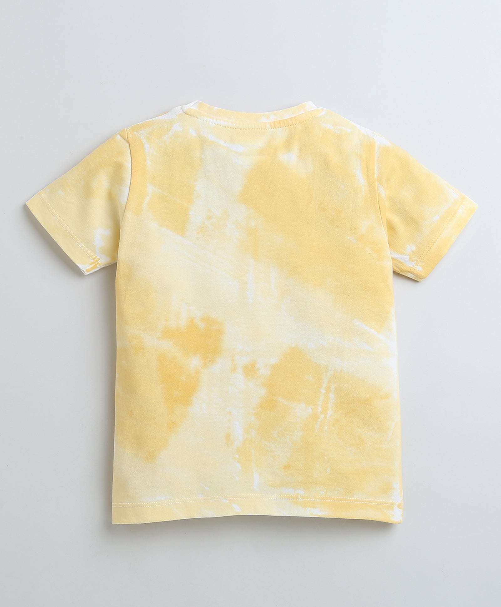 BUMZEE Yellow Boys Half Sleeves T-Shirt