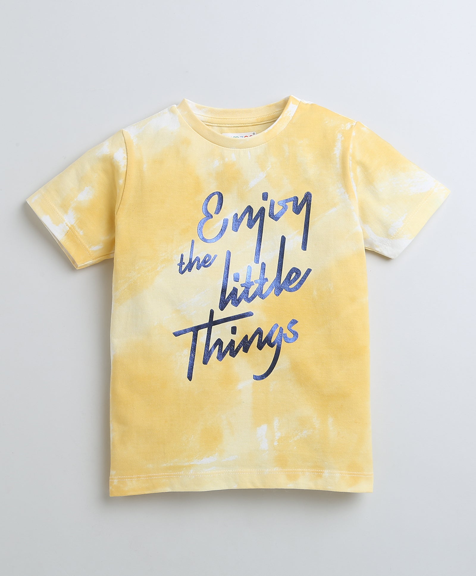 BUMZEE Yellow Boys Half Sleeves T-Shirt