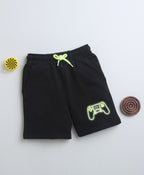Bumzee Black Shorts, 100% Cotton