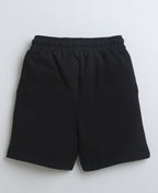 Bumzee Black Shorts, 100% Cotton