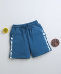 Bumzee Teal Blue Shorts, 100% Cotton (Style Peb9391)