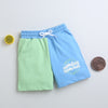 BUMZEE Blue & Green Boys Shorts